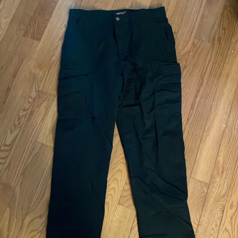 Black cargo pants